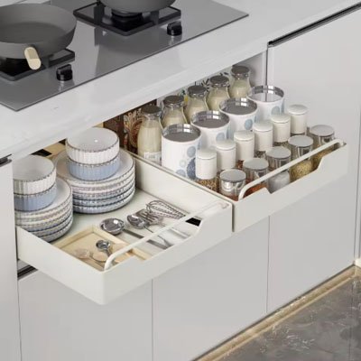 Tiroir coulissant pour cuisine